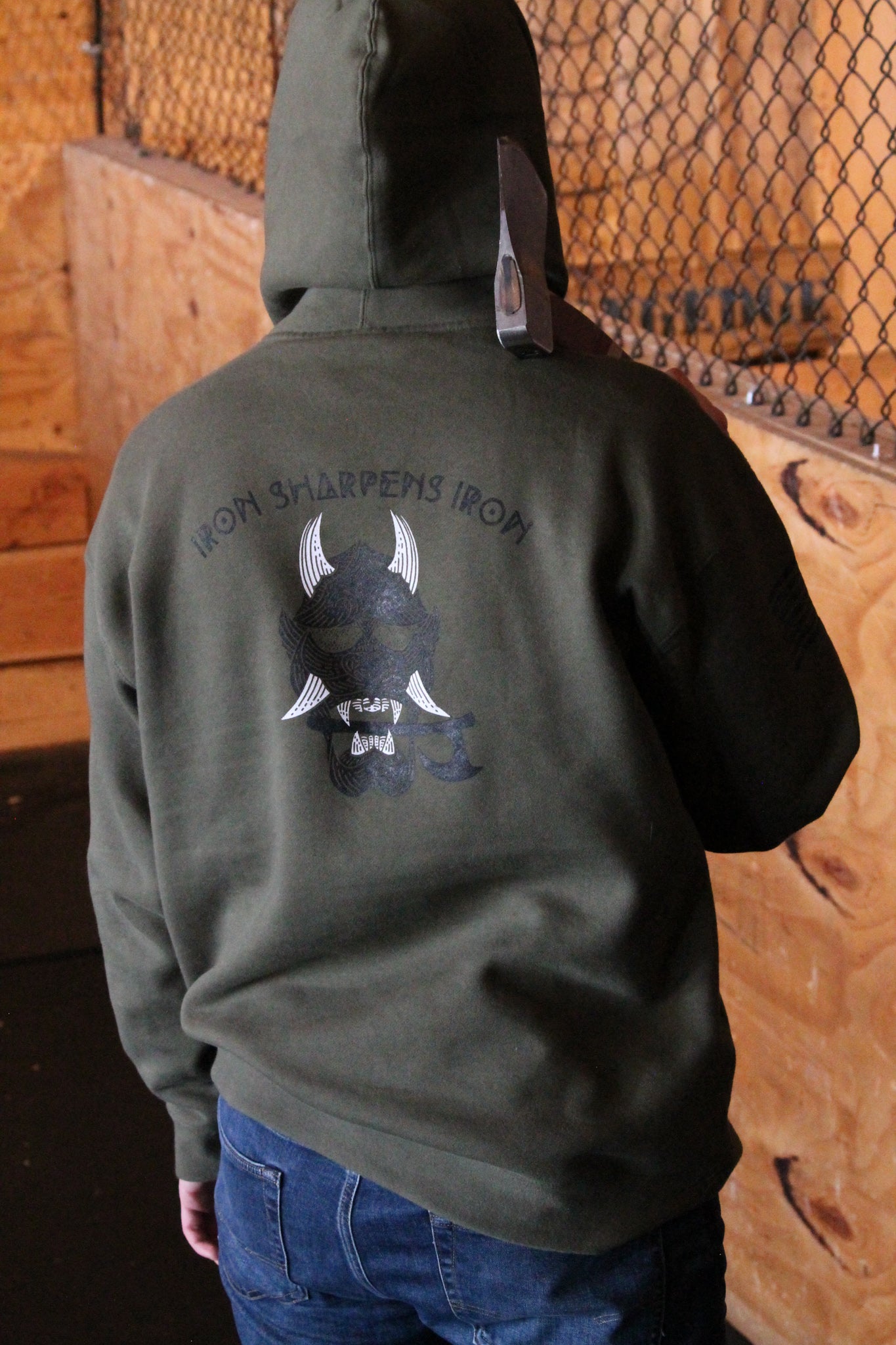 Iron Sharpen Iron Hoodie - Olive